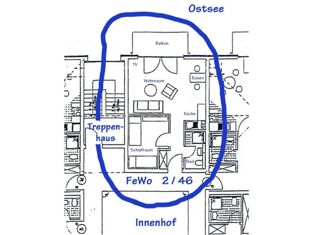Residenz Am Strand Wohnung 2-46 Zingst Dış mekan fotoğraf